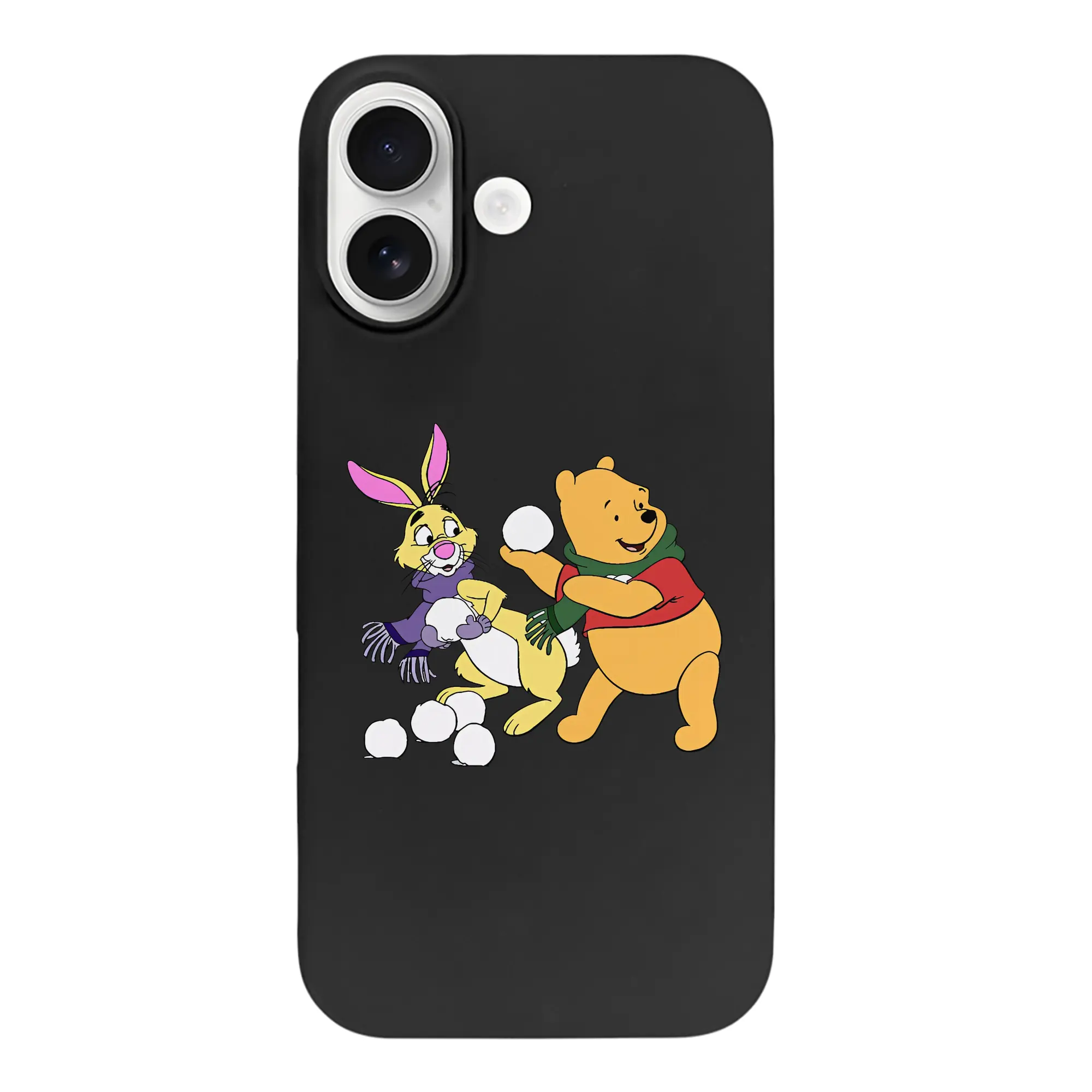 プーさん グッズ ラビット - iPhone 17 シリーズ シリコンケース 薄型 耐衝撃 指紋防止 ソフトタッチカバー 精密フィット 傷防止 保護ケース iPhone 17/17 Air/17 Pro/17 Pro Max 対応